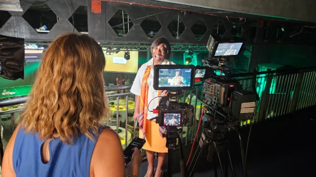 Capturing the interview with event videography